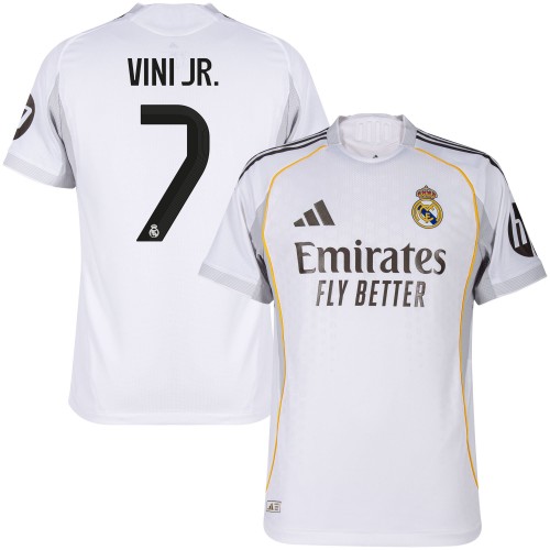Real Madrid Hemmatröja Vini Jr. 7 2025–2026 Real Madrid Hemmatröja Vini Jr. 7 2025–2026